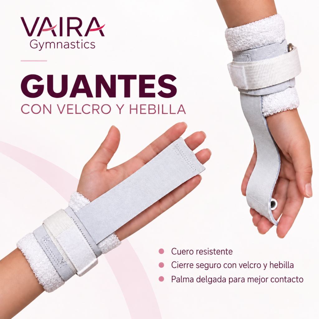 Guantes Vaira con cierre de velcro y hebilla